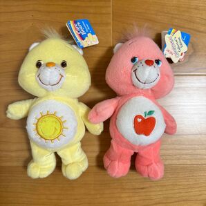 初期ケアベア ぬいぐるみ スマートハートベア りんご / ファンシャインベア 太陽