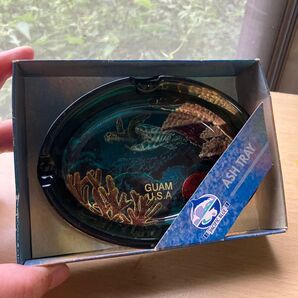 グアム お土産 灰皿 海亀 樹脂