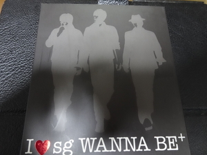 sg WANNA BE+（SGワナビー）「I LOVE sg WANNA BE+」2008年日本盤CD+DVD限定盤PCCA-02653ベスト盤