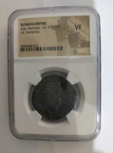 ローマ共和国　　ユリア・ママエア　222-235年　銅貨　NGC VF