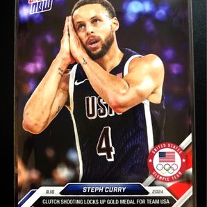 Topps Now Stephen Curry USA Basketball Olympic games ステフィン・カリー ②