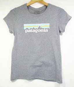 パタゴニア patagonia ロゴプリント シャツ 半袖 ショートスリーブシャツ ＸＬ（１４） グレー 