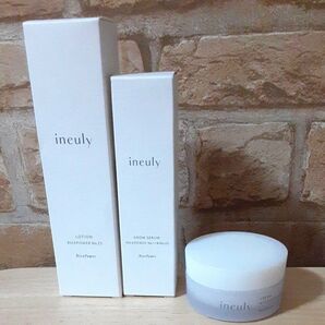 【未使用】ineuly ライスパワー No.11・No.23 スキンケア3点ローション 美容液 クリーム ※本家本元原料:勇心酒造