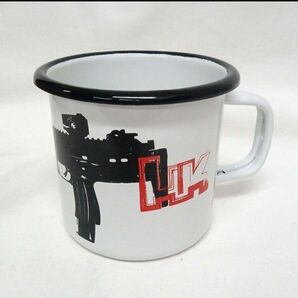 HK MP7 ホーロー マグカップ 公式グッズ 訳あり ホーローマグカップ 琺瑯 サバゲー