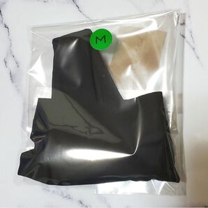 ショーツ 吸水 サニタリー シームレス M ブラックおりもの モモフル