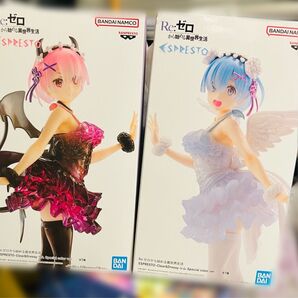 Re:ゼロから始める異世界生活/レム・ラム/ESPRESTO Clear&Dressy/フィギュア/2体セット/未開封