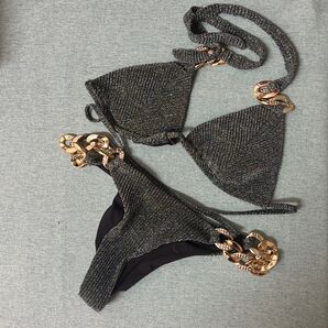 ブルーグリーンゴールド ビキニ