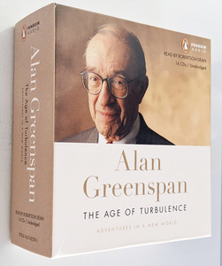 ★Alan Greenspan アラン・グリーンスパン｜The Age of Turbulence ADVENTURES IN A NEW WORLD｜経済学者 第13代連邦準備制度理事会議長