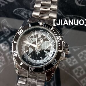 世界地図 / ワールドマップ柄 クォーツ腕時計