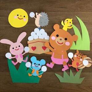 壁面飾り お月見 うさぎ 満月 秋 ススキ コスモス 保育園 幼稚園 施設 病院 こども園 小学校 発表会 音楽会 参観日