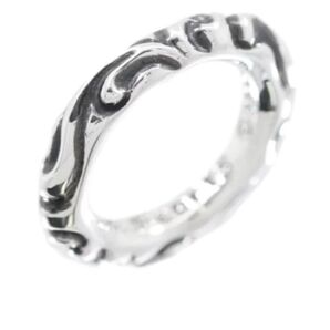 クロムハーツ スクロールバンドリング シルバーアクセ