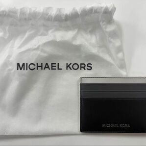 ◆新品◆ MICHEAL KORS マイケルコース カードケース シグネチャー コインケース ブラック/ホワイト