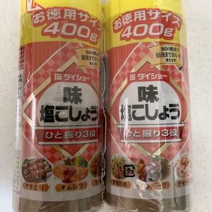 ダイショー 味塩こしょう お徳用サイズ 400g×2本