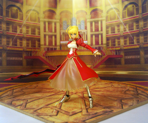 ■figma Fate/EXTRA セイバーエクストラ 赤セイバー 背景セット付