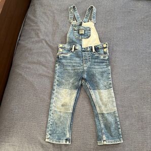 ⑥H&M ベビー デニム オーバーオール 90cm