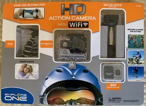【送料無料】【新品】コストコ HD ACTION CAMERA Wi-Fi エクスプローラー ONE HD アクションカメラセット 日本語版初期設定マニュアル付き