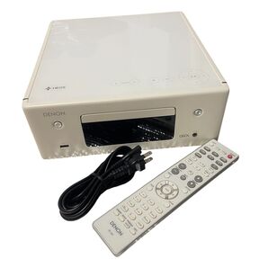 【美品】DENON HEOS/ハイレゾ対応 ホワイト RCD-N10-W デノン