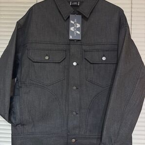 新品★ニューバランス MET24 デニムジャケット Black DenimJacket Gジャン New Balance L 黒