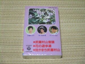 武蔵村山市音頭 花の遊歩道 我がまち武蔵村山 カセットテープ 未開封 斉藤たまみ 市ノ宮朱美 たいらいさお かたくりの会実行委員会
