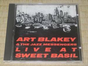 アートブレイキー&ザ・ジャズメッセンジャーズ ART BLAKEY & THE JAZZ MESSENGERS ライヴアットスウィートベイジル LIVE A T SWEET BASIL