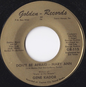 * 70's Southern Deep Soul/ Funky 45 * Gene Kador *