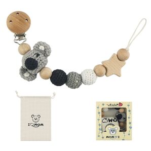 【出産祝い】天然木 おしゃぶりホルダー 歯固め 赤ちゃん ギフト対応