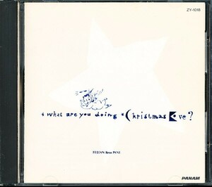 盤面良好初期盤 フェビアン・レザ・パネ - What Are You Doing Christmas Eve ソロ・ピアノ　CSR刻印　4枚同梱可能　f7n