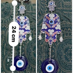 ファティマの手とナザールボンジュウのオーナメント