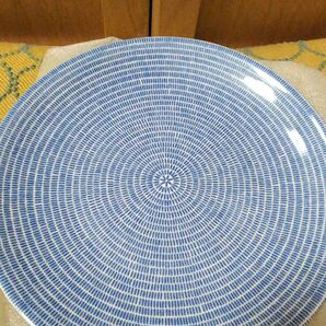 未使用 ARABIA アラビア 24h Avec アベック プレート 皿 ブルー 26cm
