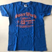 半袖Tシャツ Tシャツ スペースワールド テーマパーク 北九州 日本 150サイズ ブルー 中古 記念品 レア コレクション_画像1