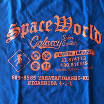 半袖Tシャツ Tシャツ スペースワールド テーマパーク 北九州 日本 150サイズ ブルー 中古 記念品 レア コレクション_画像2