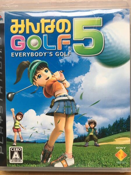 PS3【みんなのゴルフ5】プレイステーション3 ゲームソフト