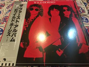 Wild Horses★中古LP国内プロモ白レーベル盤帯付「ホワイト・ホーシズ～ファースト・アルバム」