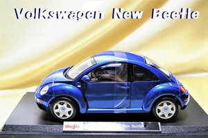 新品マイスト1/18【Maisto】■Volkswagen New Beetle/レア■BMW/フェラーリ/アウディ/ポルシェ/ランボル/ワーゲン/オートアート/京商/他