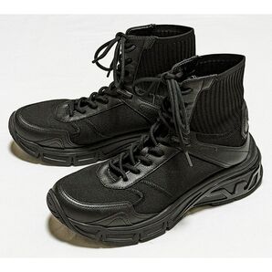 EMPORIO ARMANI ソックスドッキングスニーカー US7 新古品 部分劣化あり エンポリオアルマーニ