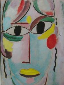 Alexej von Jawlensky、HEILANDSGESICHT:SIBYLLE、画集画、額付 送料無料、meg