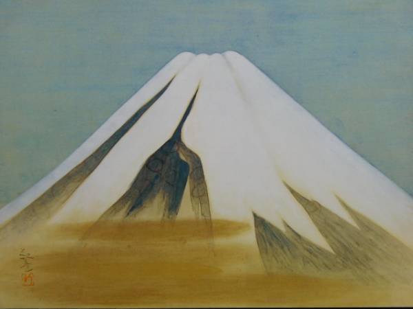 ياسودا يوكيهيكو, جبل فوجى, لوحة تأطير نادرة للغاية, مؤطرة حديثا, ًالشحن مجانا, ميج, تلوين, طلاء زيتي, طبيعة, رسم مناظر طبيعية