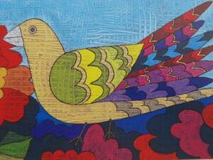 Art hand Auction Atsuko Onishi, Pájaro relajante, Libro de arte raro, Recién enmarcado, envío gratis, mega, Cuadro, Pintura al óleo, Naturaleza, Pintura de paisaje