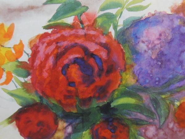 Emil Nolde, PEONIES, Overseas edition, extremely rare, raisonné, New frame included Free shipping, yoshi, Painting, Oil painting, Nature, Landscape painting
