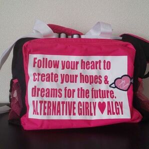 ALGY ボストンバッグ ピンク 大容量