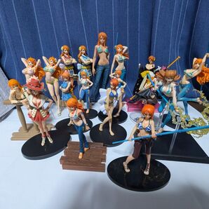 最終値 ワンピースプライズフィギュア ナミ 18体まとめ売り