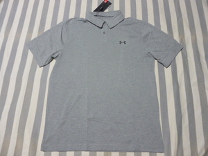 激安半額以下即決！アンダーアーマー UA THREADBORNE JACQUARD POLO グレー M～XL 新品 1290152