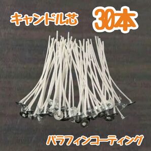 30本入り キャンドル芯 蝋 キャンドル ハンドメイド 手作り クリスマス バースデー プレゼント 贈り物 アロマキャンドル