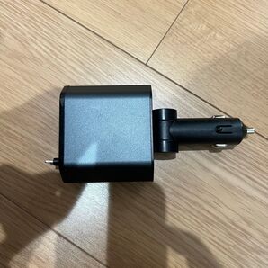 LISEN 4in1 車 充電器 シガーソケット USB 巻き取り式美品
