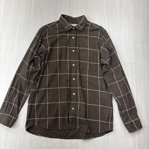 GLOBAL WORK グローバルワーク チェック ネルシャツ メンズ L 長袖