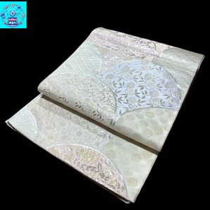 【美品】六通柄袋帯 有職文様 金銀糸 振袖 黒留袖 色留袖 訪問着 フォーマル