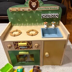 Safari Park Kitchen 木製おままごとキッチンセット