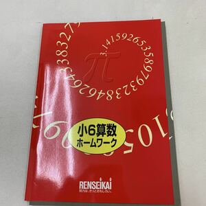 小6算数ホームワーク　さんすう　6年生　解答書付き　小学6年生【家庭学習用】【復習用】 小学校 ドリル プリント テスト答案a0020