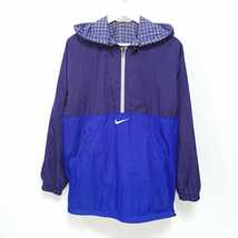 即決 S 90s ナイキ NIKE プルオーバー パーカー JACKET ジャケット _画像1