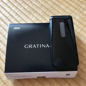 au GRATINA 4G 黒 KYF31 SIMフリー ガラホ